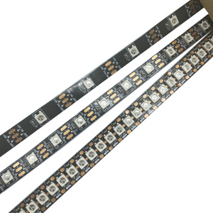 Bireysel Piksel Kontrolü WS2812B LED Şerit 5V SMD 5050 Dahili IC RGBIC Adreslenebilir Bant Akıllı Ev Aydınlatma Tasarımı için - Product Image 3
