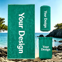 Custom Design Cotton Beach Towel for Travel
