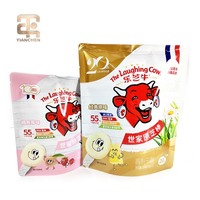 Sachet Ziplock Personnalisé en Plastique Imprimé par Gravure pour Bâtonnets de Fromage, Anti-Humidité, pour Chewing-gum, Aliments pour Animaux, Nouilles - Personnalisable
