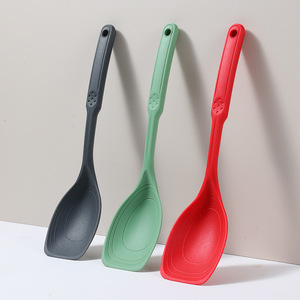 Spatule-cuillère en silicone, grande taille, qualité alimentaire, antiadhésive, ustensile de cuisine, passe au lave-vaisselle, réutilisable - Product Image 1