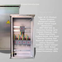 Armoire électrique extérieure résistante aux intempéries XL-21, directement de l'usine |   220V/380V |   Acier inoxydable 304 |   Protection IP54