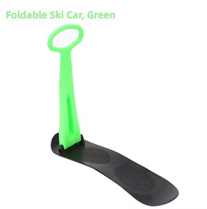 Traîneau à neige pliable Scooter à neige avec poignée Durable Snowboard Kick Scooter coulissant pour tous les âges Couleurs assorties - Product Image 5