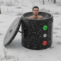 Nouvelle baignoire de récupération par bain de glace pour une personne, portable, circulaire, gonflable, baignoire froide