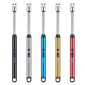 Briquet Électrique Rechargeable USB Portable IStapromo Gifts, Long Arc Noir, Personnalisé, en Métal - Product Image 4