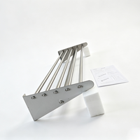 OEM ODM Xiangying Étagère de drainage murale tubulaire en acier inoxydable 201 robuste certifiée NSF, résistante à la corrosion, 300 kg/m