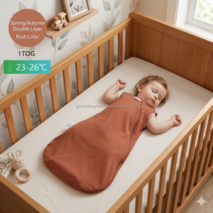 Kantung Tidur Anti Startle Reflex untuk Bayi Baru Lahir, Kantung Swaddle Serat Bambu yang Bernapas, Anti Tendang, Pakaian Bayi untuk Musim Semi dan Gugur - Product Image 3