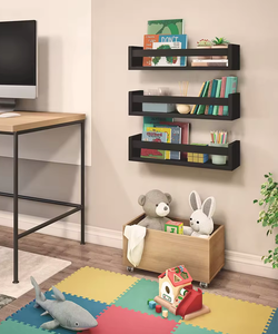 Estantes flotantes para pared, estantería blanca para niños, para habitaciones infantiles, estantes de libros para guardería, estante de libros para dormitorio - Product Image 6