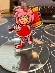 Standees en acrylique inspirés du jeu <span class=keywords><strong>vidéo</strong></span> Sonic the Hedgehog, OEM ODM - Product Image 3