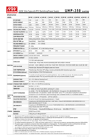 Alimentation à découpage ultra-mince Meanwell UHP-350-12 350W 12V AC-DC avec PFC, affichage LED, efficacité de 91%, 29.2A, 90-264VAC