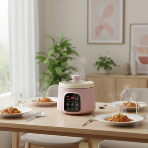 Olla de cocción lenta eléctrica inteligente mcdou de 250W 110V 220V con recipiente interior de cerámica para preparar sopa Tom Yum, <span class=keywords><strong>Minestrone</strong></span>, Miso, Tonjiru y Udon. - Product Image 6