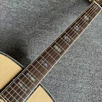 D45 Wholesale 41-Inch Handmade 6s Acoustic Guitar Top Solid Spruce B&S Rosewood Glossy Body 20 Fret Fast Ship