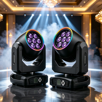 7x40W RGBW Led Bee Eye Moving Head DJ Light Pixel Beam+Zoom Wash Moving Head Stage Light DMX512 Controller for Nightclub Party