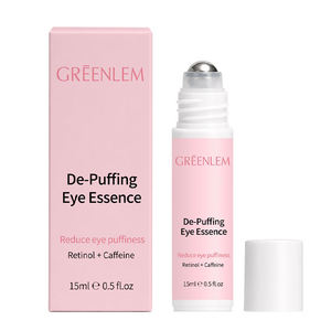 Greenlem OEM/ODM Soin des yeux végétalien à la caféine 100% pure, format standard, roll-on anti-poches, anti-cernes et anti-rides - Product Image 1
