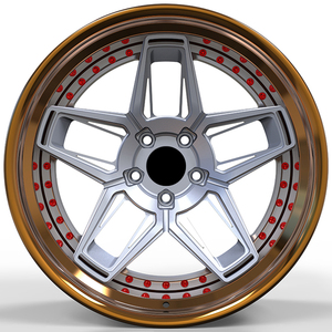 Rines Forjados Personalizados de 3 Piezas de 18-19 Pulgadas, Nuevos, Ancho 8J, Compatibles con 5x120/5x114.3, Aleación de Acero/Aluminio, Tamaños de 25mm-40mm - Product Image 4