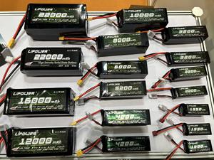 Dron personalizado de fábrica FPV UAV batería 10000mAh 10Ah 12Ah 16Ah 22Ah 6S 8S 12S baterías <span class=keywords><strong>Lipo</strong></span> con alta calificación C alta densidad - Product Image 6