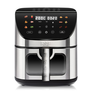 Friteuse à air numérique double cuve au design moderne 8L, sans huile, professionnelle et multifonctionnelle - Product Image 4