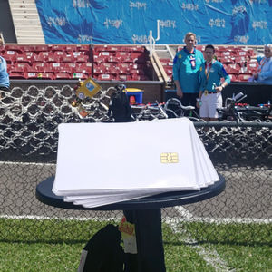 4442จอสัมผัส NFC RFID การ์ดสีขาวเปล่ากันน้ำสำหรับงานเทศกาลดนตรีงานอีเวนต์ - Product Image 5