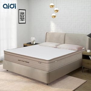 Matelas de lit AIDI hybride à surmatelas orthopédique, pliable, enroulable en boîte, à ressorts ensachés et mousse massante - Meilleure vente, direct usine - Product Image 4