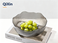 Chinees fabrieksgemaakte, op maat geïnjecteerde, milieuvriendelijke snack schaal met plantenpatroon, celadon fruitbord, BPA-vrij voor feestjes en thuisgebruik