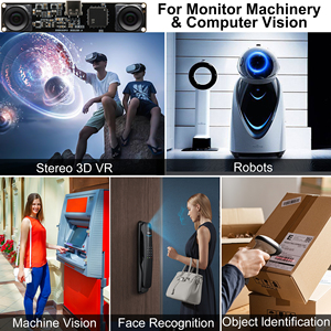 Elp <span class=keywords><strong>4MP</strong></span> 3200x1200 toàn cầu màn trập USB máy ảnh mô-đun ống kính kép không có biến dạng mini 80*16.5 mét đồng bộ hóa 3D stereo <span class=keywords><strong>Webcam</strong></span> - Product Image 6