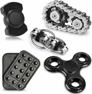Juguete Antiestrés para Escritorio Ejecutivo, Deslizador de Metal, Spinner Giratorio, Herramienta para Mejorar la Concentración, Ecológico - Product Image 1