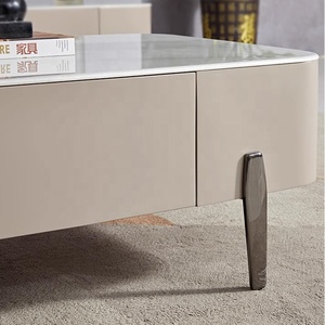 Mueble <span class=keywords><strong>de</strong></span> <span class=keywords><strong>TV</strong></span> Zayshine Moderno y Sencillo <span class=keywords><strong>de</strong></span> Lujo con Marco <span class=keywords><strong>de</strong></span> Madera Maciza Blanca, Encimera <span class=keywords><strong>de</strong></span> Granito, Patas <span class=keywords><strong>de</strong></span> Metal, Mueble <span class=keywords><strong>de</strong></span> Almacenamiento para Apartamento - Product Image 5
