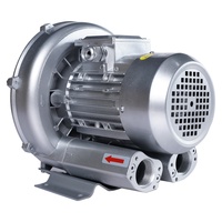 Blower Vakum Saluran Samping Tiga Fasa 380V 850W 950W untuk Ventilasi Kandang Ternak