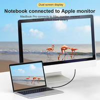 Câble Mini DP mâle-mâle 8K, résolution 8K 60 Hz, plaqué or, câble Mini DP Ultra HD