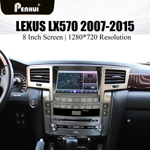 Autoradio HI-FI <span class=keywords><strong>8</strong></span>+25 Go pour LEXUS LX <span class=keywords><strong>570</strong></span> 2007-2015 Lecteur multimédia DVD CarPlay Écran audio vidéo 2 Din Navigation GPS DSP - Product Image 3