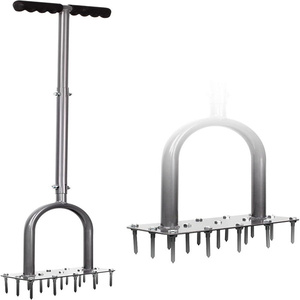 <span class=keywords><strong>Aérateur</strong></span> de pelouse portatif, améliore la perméabilité à l'air du sol et convient à l'entretien des pelouses des cours et des jardins - Product Image 1