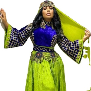 Vestido afgano de seda Banjara Kuchi de alta calidad 100% en varios tamaños Diseños de colores Hecho en Pakistán por WS INTERNATIONAL - Product Image 1