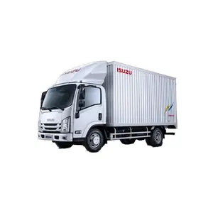Nouveau camion cargo diesel à direction gauche Transmission manuelle Euro 6 Segment de camion léger aux normes d'émission avec réservoir de cargaison de type fourgon