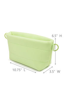 Brown minimalist style <b>storage</b> bag, lightweight material, everyday travel <b>handbag</b>/makeup bag - Product Image 3