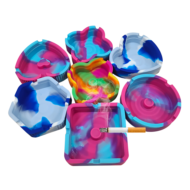 Custom logo Silicone Cigar Ashtray Heat
