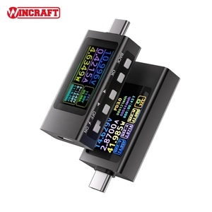 Adaptador WINCRAFT T30112 <span class=keywords><strong>Lightning</strong></span> Macho a Tipo C 3.1 Hembra, Medidor de Potencia Multifuncional Digital, Voltímetro y Medidor de Capacidad de Energía - Product Image 1