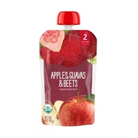 Pochette debout à l'épreuve des feuilles de qualité alimentaire avec bec verseur pour champignons Sac d'emballage Doypack liquide en plastique pour jus de fruits crème glacée salade pochette