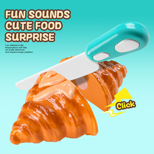 Mô Phỏng Cắt Thực Phẩm <span class=keywords><strong>Kid</strong></span> Đồ Chơi Nhựa Giả Vờ Chơi Mầm Non Thực Phẩm Bánh Mì Đồ Chơi Nhà Bếp Thiết Lập Cho Trẻ Em Trẻ Em - Product Image 2