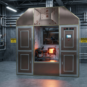 Nuevo Modelo de Máquina de Cremación Humana, Equipo de Crematorio Estándar Europeo, 380V, Capacidad de 100 kg/h, Potencia de 18 kW, Garantía de 5 Años - Product Image 1