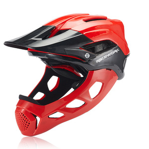 <span class=keywords><strong>Casque</strong></span> <span class=keywords><strong>de</strong></span> vélo <span class=keywords><strong>de</strong></span> montagne pro RACEWORK, <span class=keywords><strong>casque</strong></span> <span class=keywords><strong>de</strong></span> sécurité complet pour vtt, <span class=keywords><strong>Cross</strong></span>-country, <span class=keywords><strong>de</strong></span> descente, DH AM FR, pour les Sports extrêmes - Product Image 3