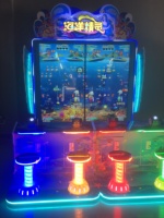 Système de paiement de pièces de monnaie 65 'Lcd Catch Fishing Simulator Console de jeu vidéo pour centre de jeu intérieur