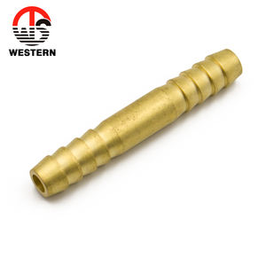 Accesorios de tubería de 2 vías, manguera de latón, accesorio de boquilla, pezón de conector rápido, fabricado en China - Product Image 1