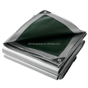 Bâche en PE renforcée haute résistance vert argenté, imperméable et antistatique, <span class=keywords><strong>pour</strong></span> couverture de toit, auvent et utilisation comme tente de voiture - Product Image 1