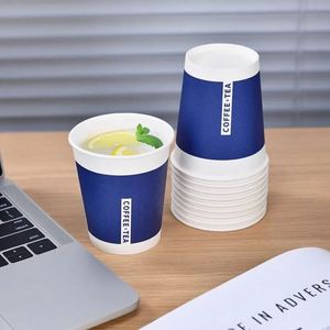 Vaso de Papel Desechable de 7oz, Biodegradable, Personalizado con Impresión, para Navidad, de Pared Simple, para Alimentos - Product Image 4
