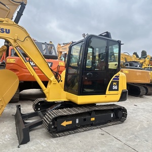 Japan Used Mini Komatsu PC56 Excavator 5Tons Second Hand <b>Small</b> Excavator Komatsu PC56 Digger with 1 year warranty - Product Image 2