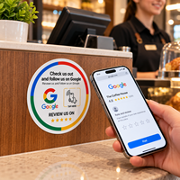 Autocollants intelligents NFC ronds en gros pour avis Google Business et signalétique marketing