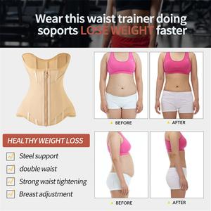 Nuovo corsetto da Trainer in vita colombiana cintura da donna Shaper per il corpo venditori all'ingrosso di alta qualità fasciatura per la vita Trainer con cerniera - Product Image 6