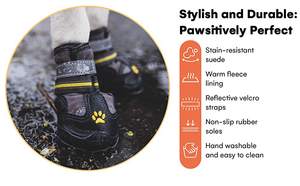 Promotion imperméable réfléchissant grandes chaussures de <span class=keywords><strong>chien</strong></span> moyen pour chiens bottes de <span class=keywords><strong>neige</strong></span> protecteur de <span class=keywords><strong>patte</strong></span> de <span class=keywords><strong>chien</strong></span> - Product Image 5