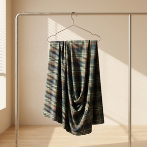 <span class=keywords><strong>Tessuto</strong></span> in Flanella di Cotone 100% Spazzolato a <span class=keywords><strong>Quadri</strong></span> Tinto in Filo, Pronto per la Spedizione (RTS) - Product Image 5