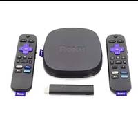 Perangkat streaming Express HD Rokus, dengan remote control sederhana, menawarkan TV gratis dan siaran langsung.