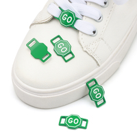 Accessoires de chaussures personnalisés YLDS en métal, logo gravé au laser, breloques pour lacets de baskets, modèle C-2